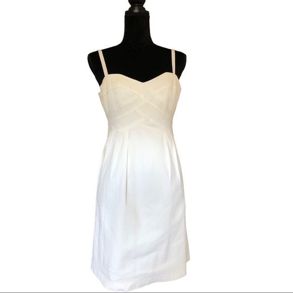 Nanette Lepore size 2 ivory color minidress - Picture 2 of 13